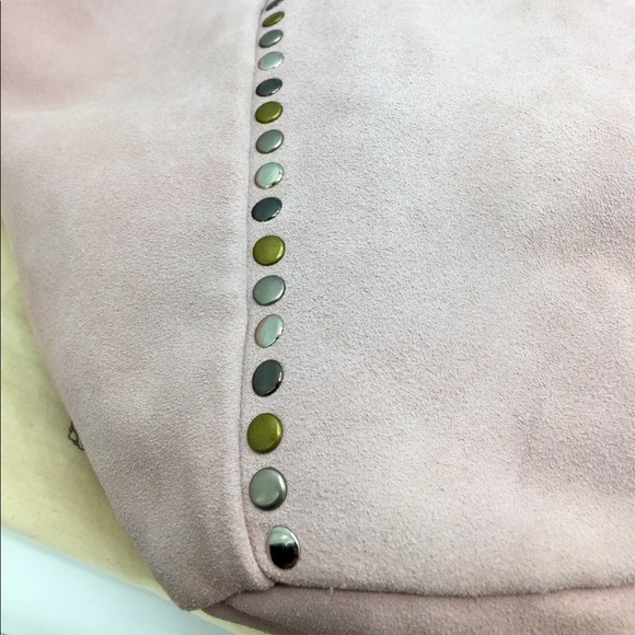 Old Trend Modern Vintage Rose Tan Suede Large Bag - Picture 12 of 15